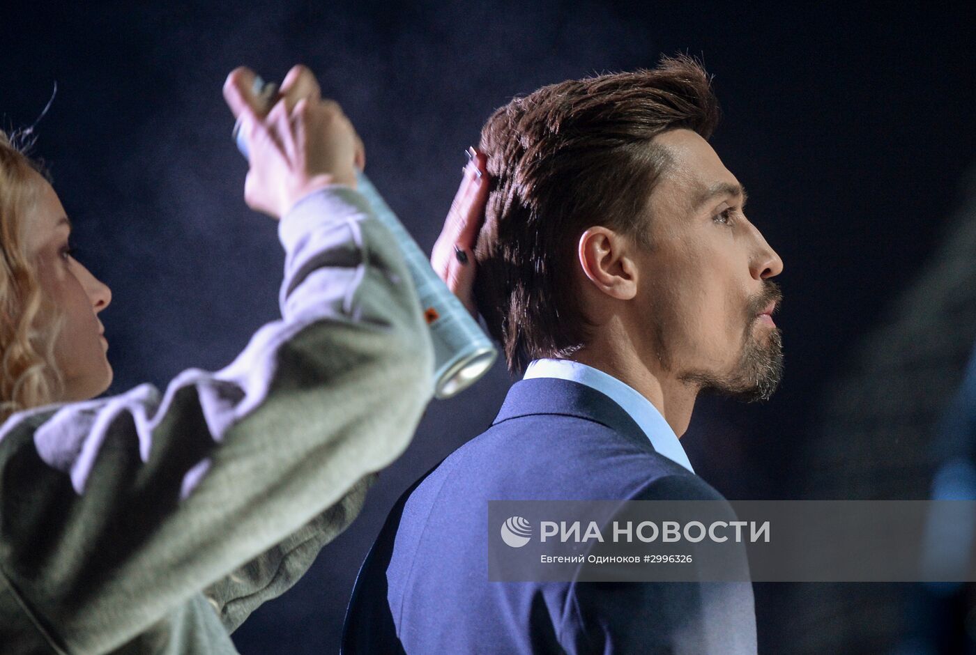 Съемки новогодней программы на Первом канале