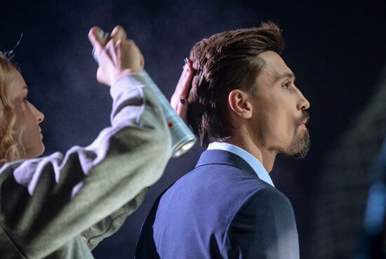 Съемки новогодней программы на Первом канале