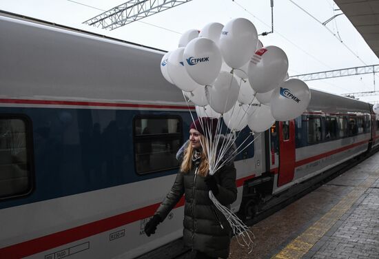Первый рейс нового международного поезда Swift сообщением Москва - Берлин