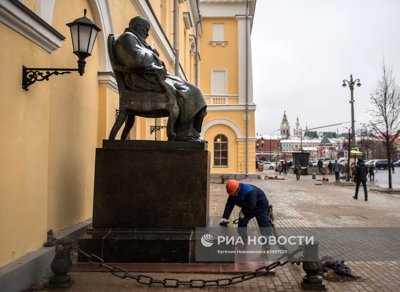 Историческое здание московского Малого театра