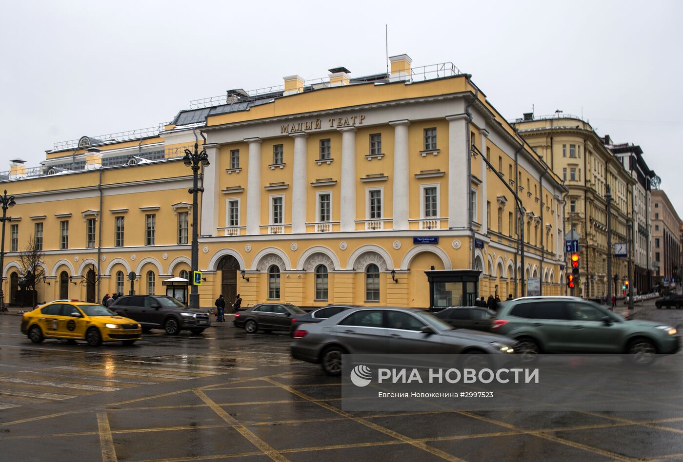 Историческое здание московского Малого театра