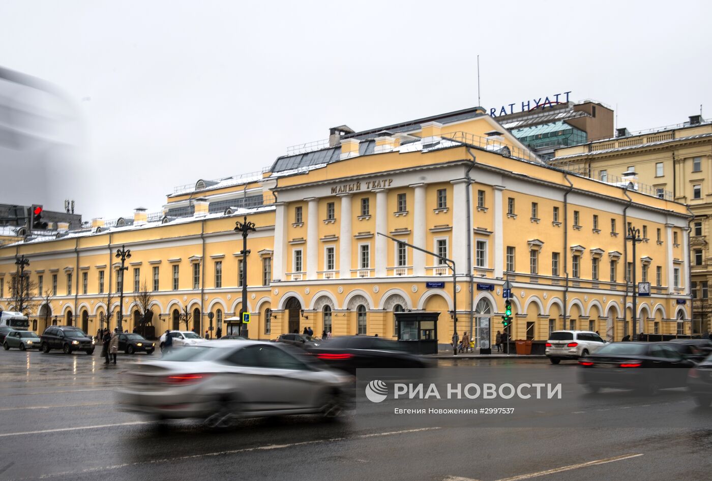 Историческое здание московского Малого театра