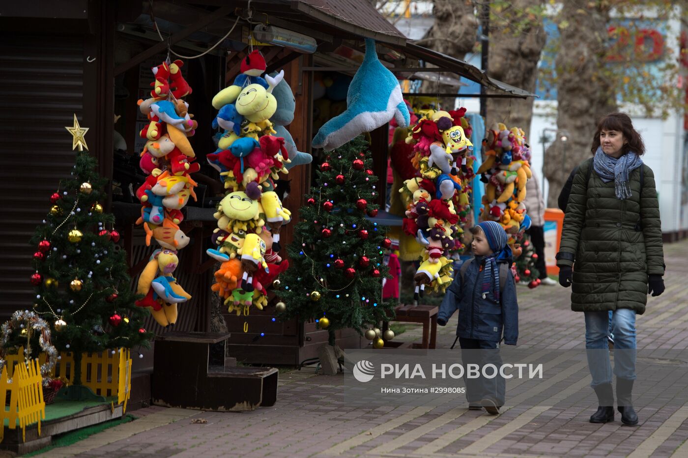 Новогоднее убранство в Сочи