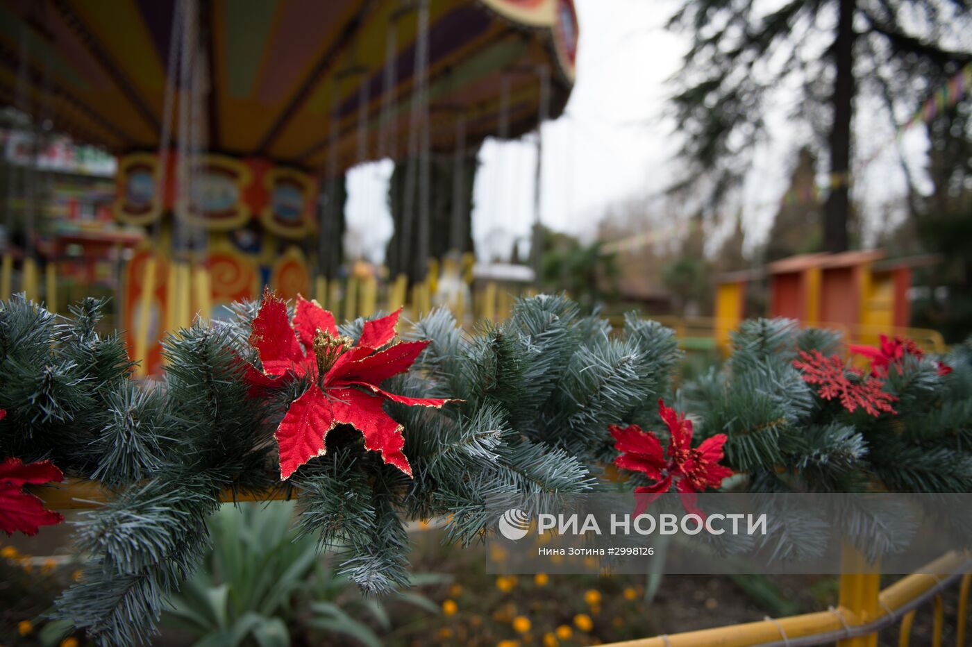 Новогоднее убранство в Сочи