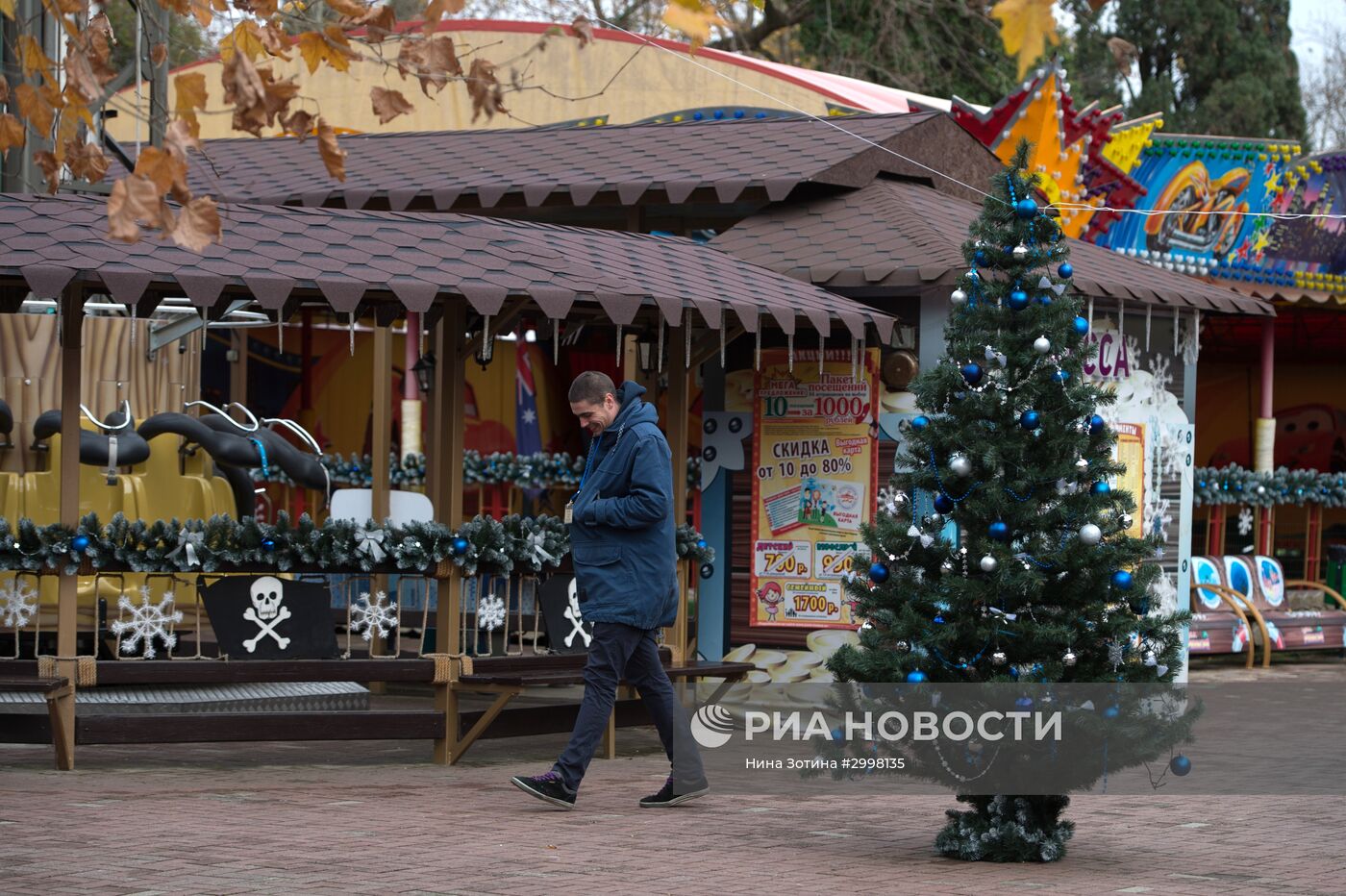 Новогоднее убранство в Сочи