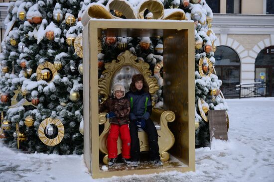 Новогоднее убранство в Сочи