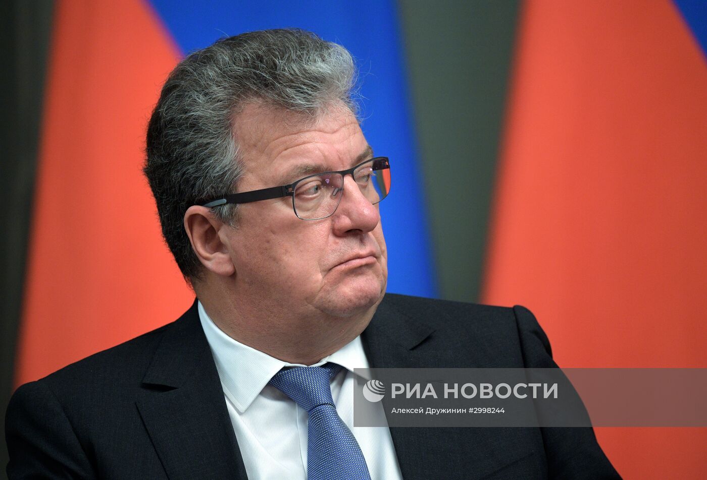 Встреча президента РФ В. Путина с членами правительства РФ