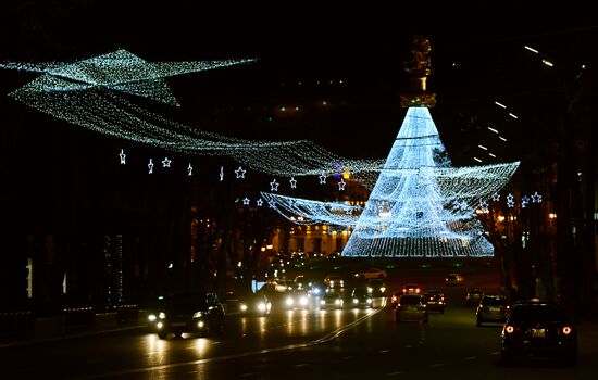 Новогодний Тбилиси