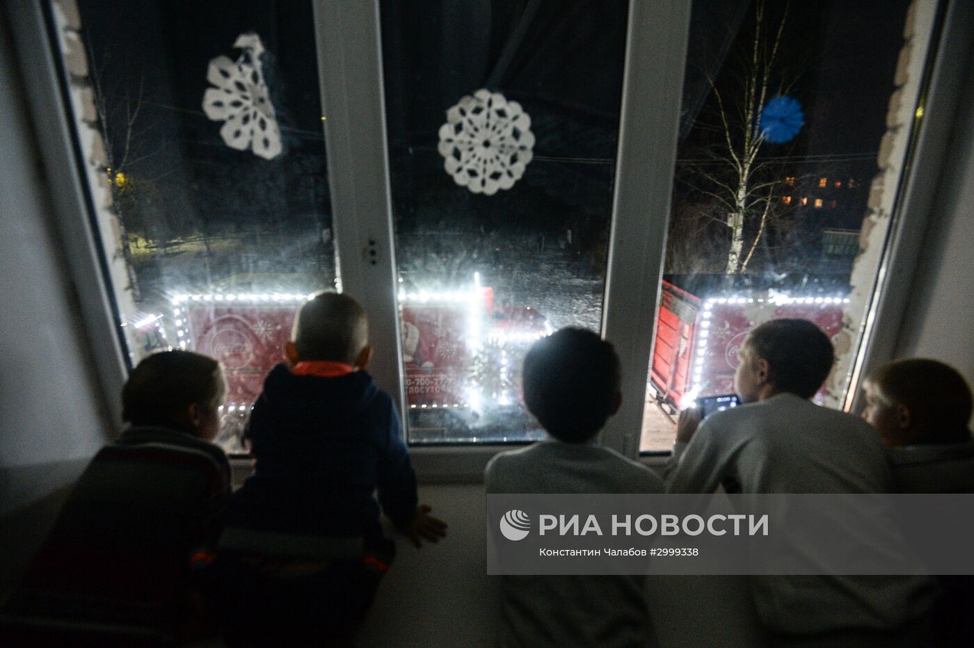 Рождественский караван Coca-Cola в Новгородской области