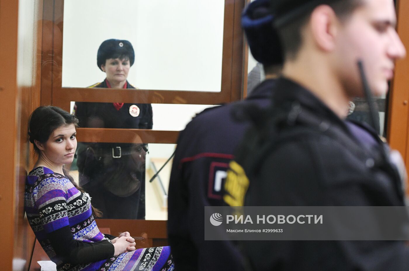 Варвара Караулова выступила с последним словом в Московском окружном военном суде