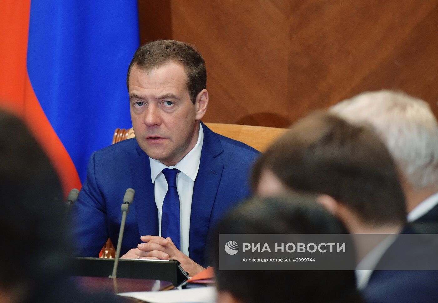 Премьер-министр РФ Д. Медведев провел заседание наблюдательного совета ВЭБ