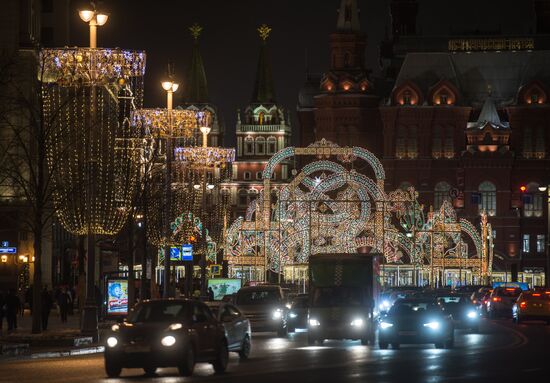 Предновогодняя Москва