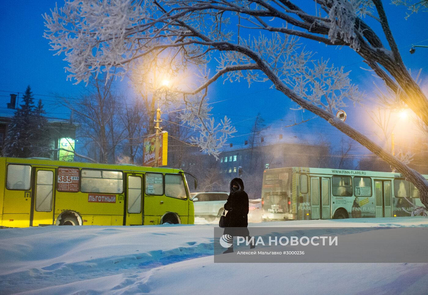 Аномальные морозы в Омске