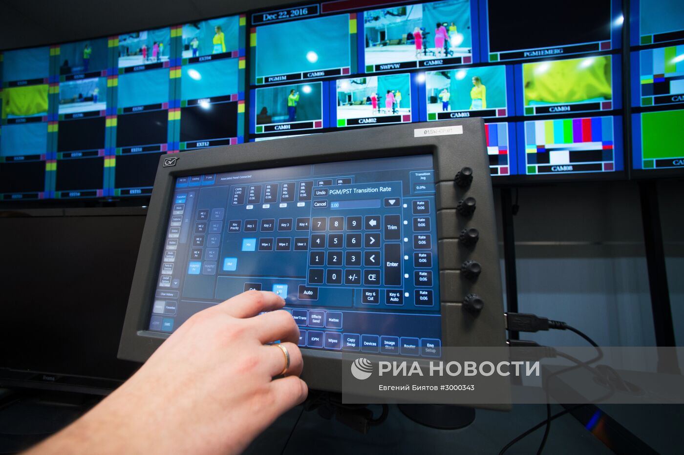 Новый телевизионный павильон телеканала "360"