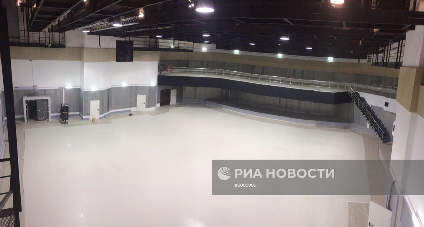 Новый телевизионный павильон телеканала "360"