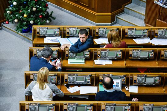 Заседание Верховной рады Украины