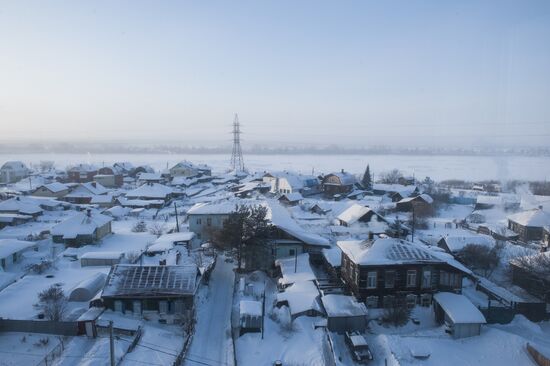 Аномальные морозы в Томске