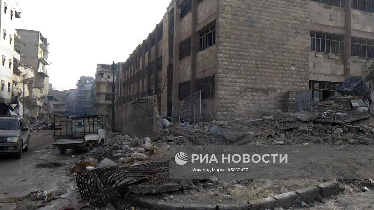 Последний освобожденный квартал восточного Алеппо - Ас-Суккари