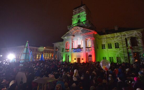 Парад Дедов Морозов в Минске