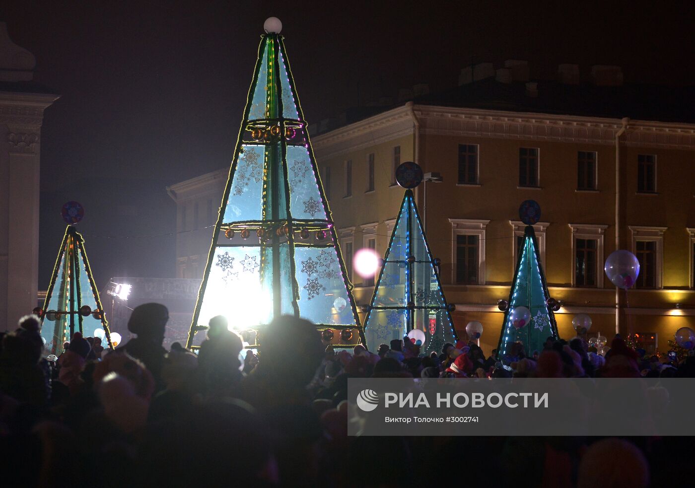 Парад Дедов Морозов в Минске