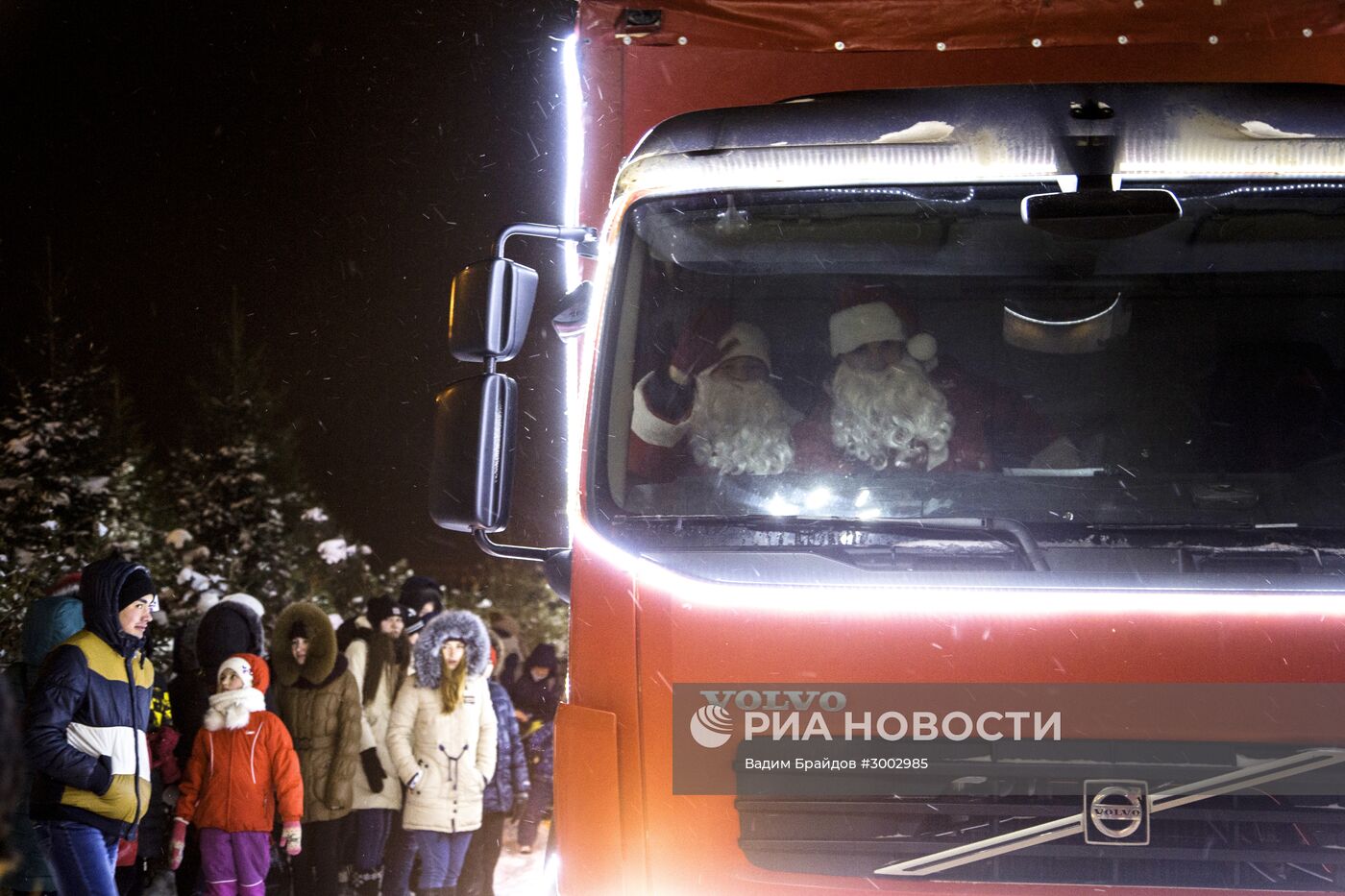 Рождественский караван Coca-cola в Уфе