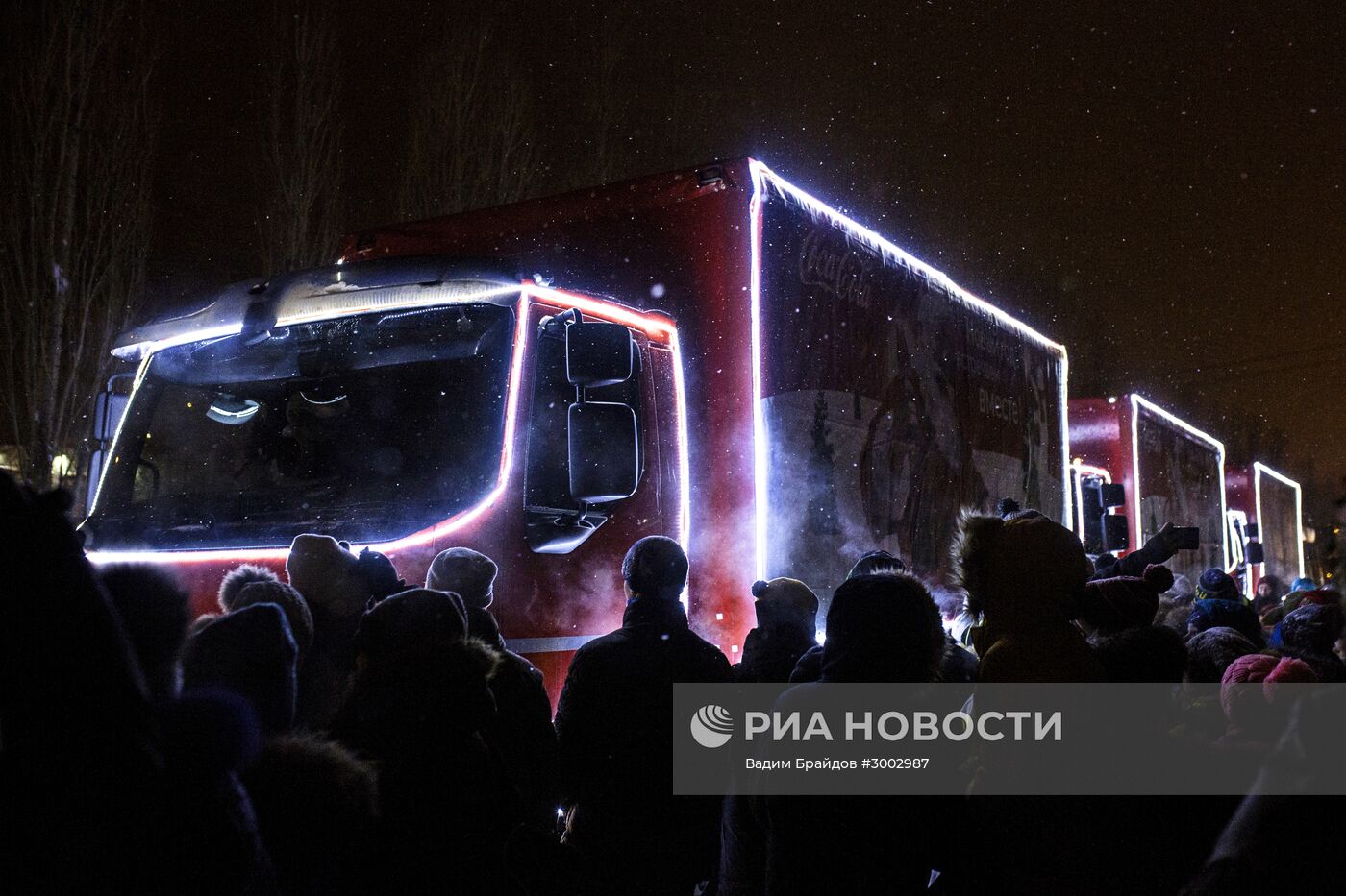 Рождественский караван Coca-cola в Уфе