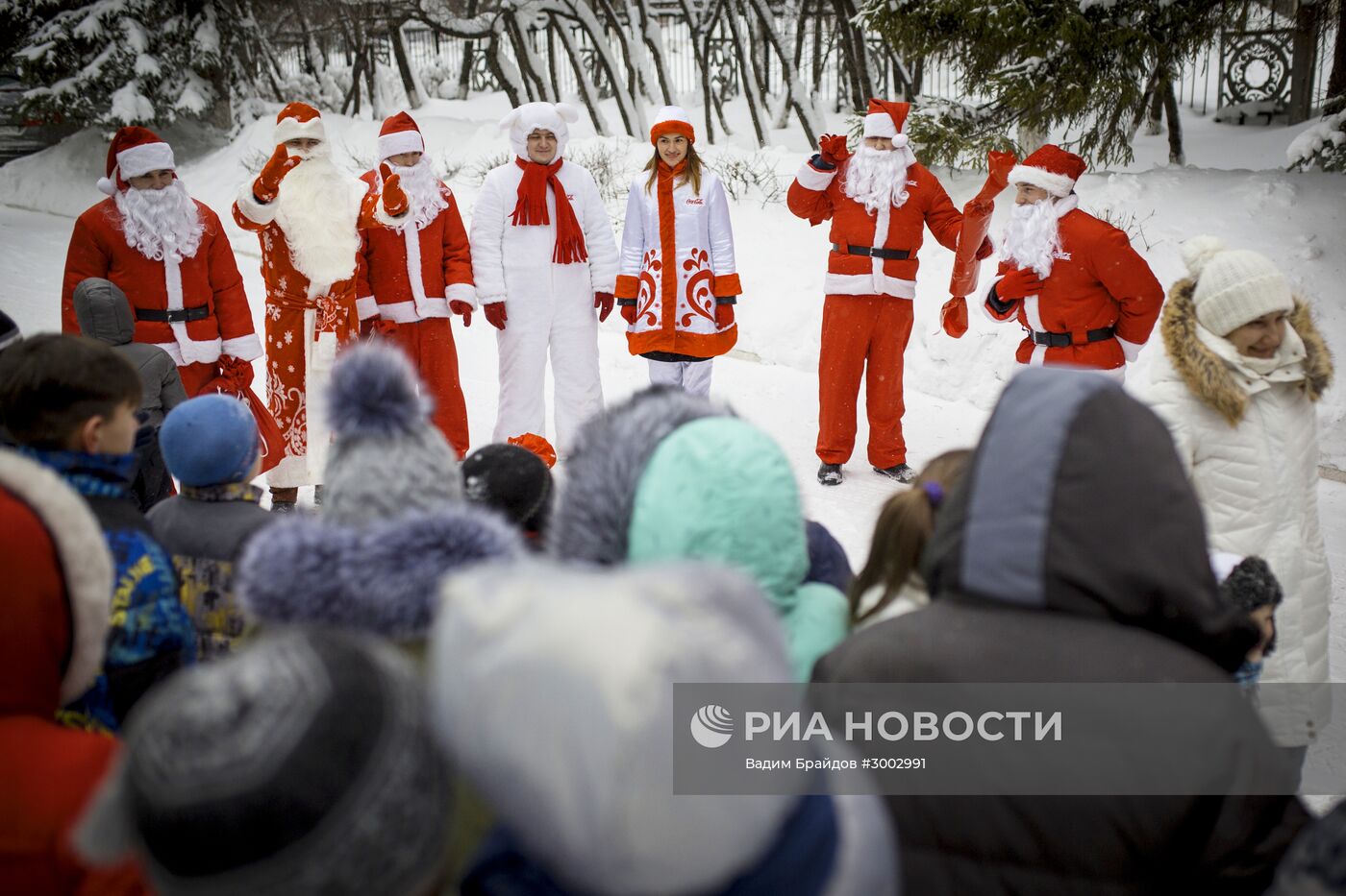 Рождественский караван Coca-cola в Уфе