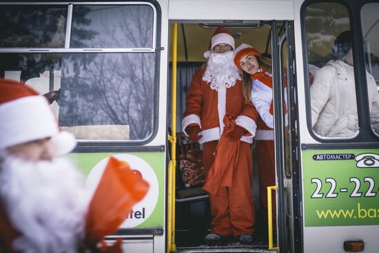 Рождественский караван Coca-cola в Уфе