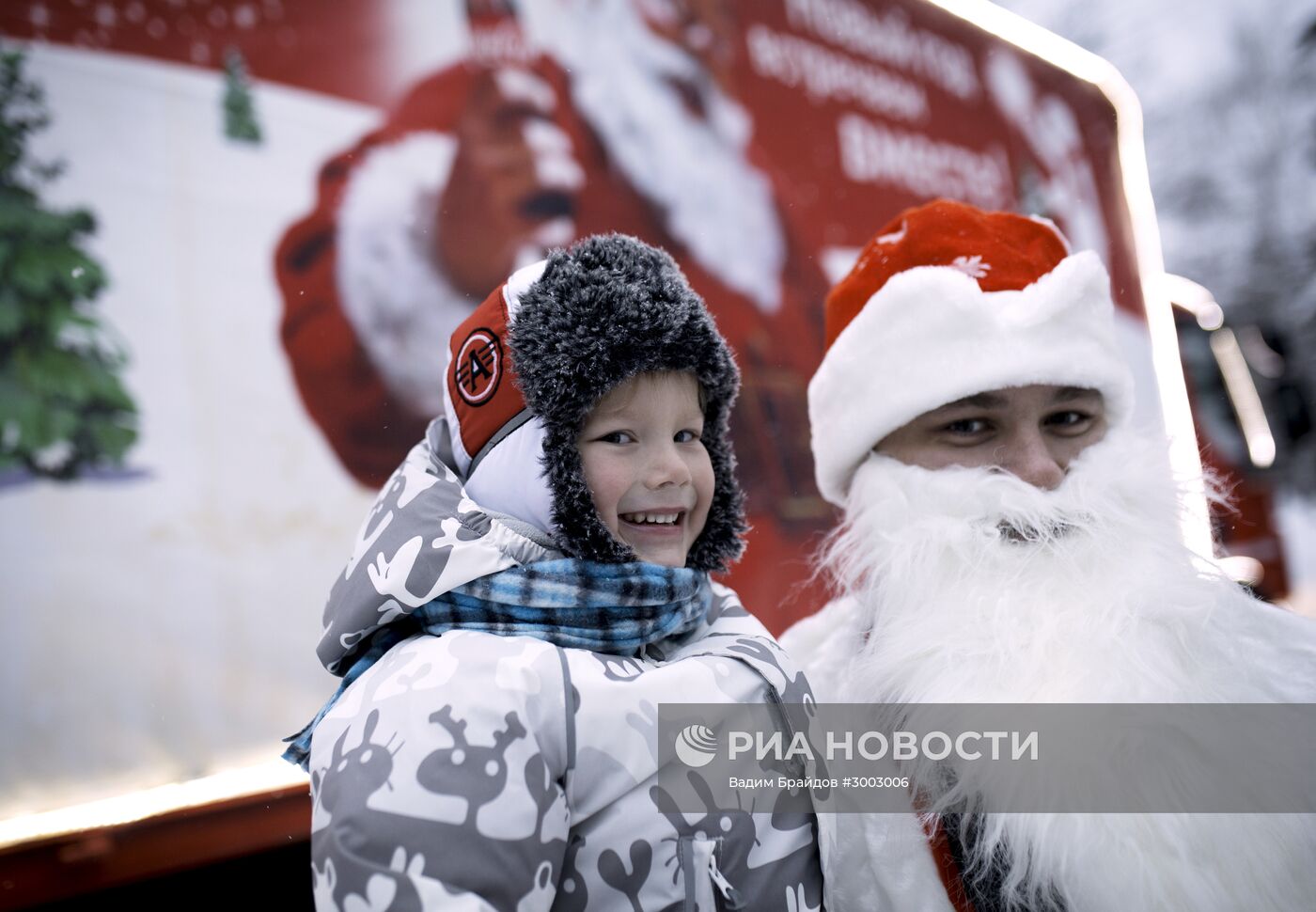 Рождественский караван Coca-cola в Уфе