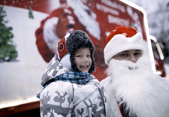 Рождественский караван Coca-cola в Уфе