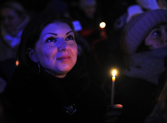 Празднование Хануки в городах России