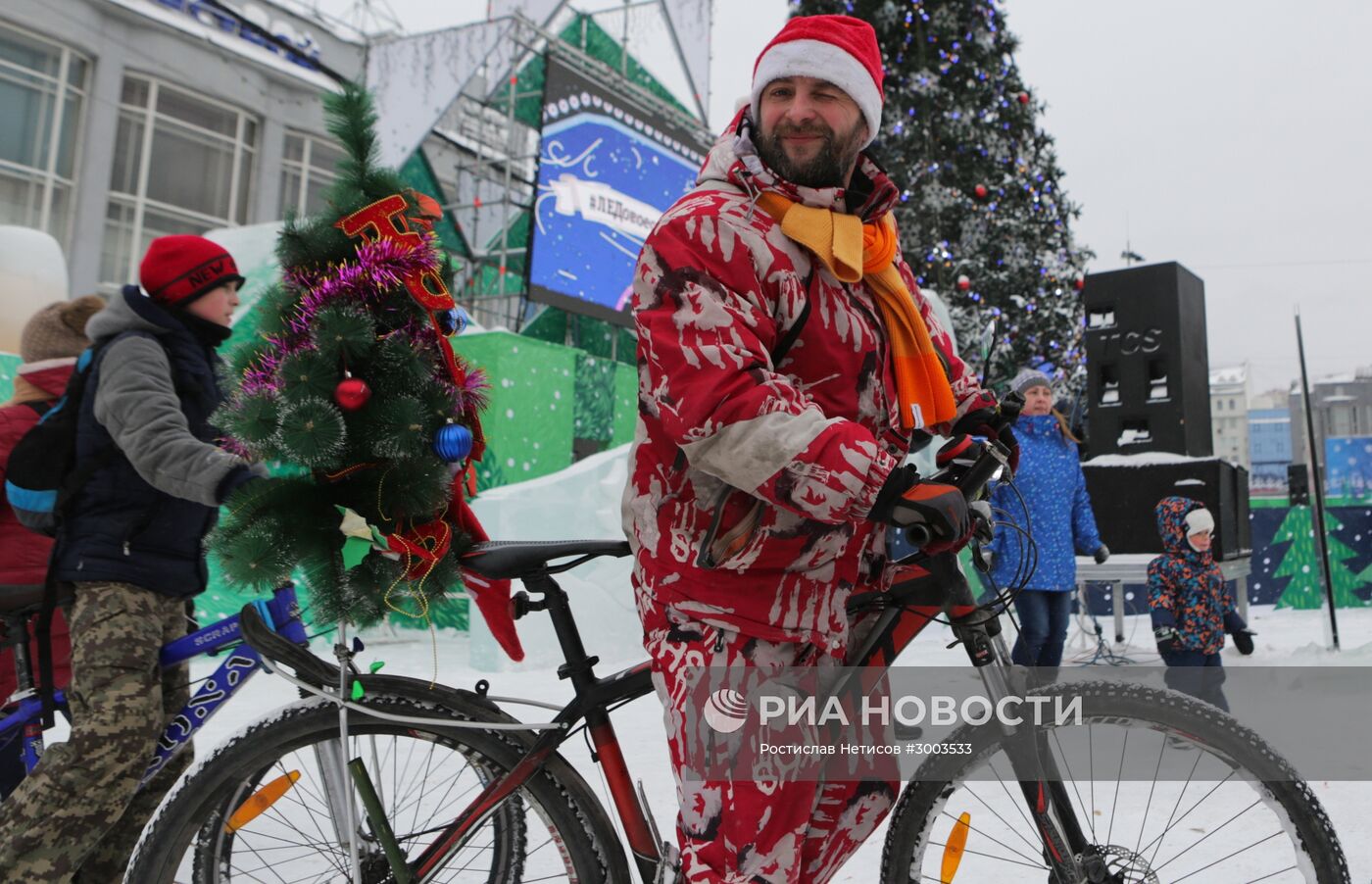 Предновогодний велозаезд Дедов Морозов