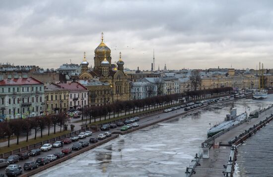 Церемония передачи ледокола "Новороссийск" "Росморпорту" в Выборге