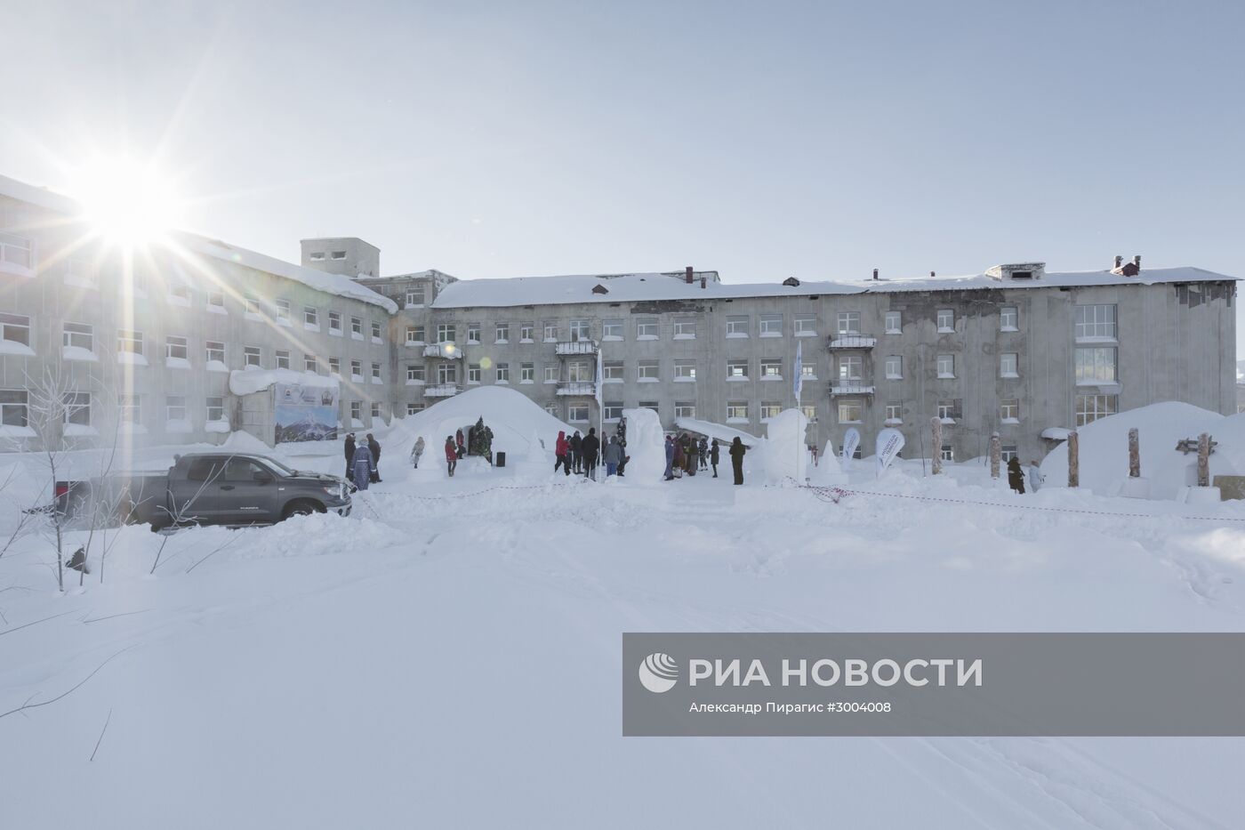 Открытие единственного в России иглу-отеля на Камчатке