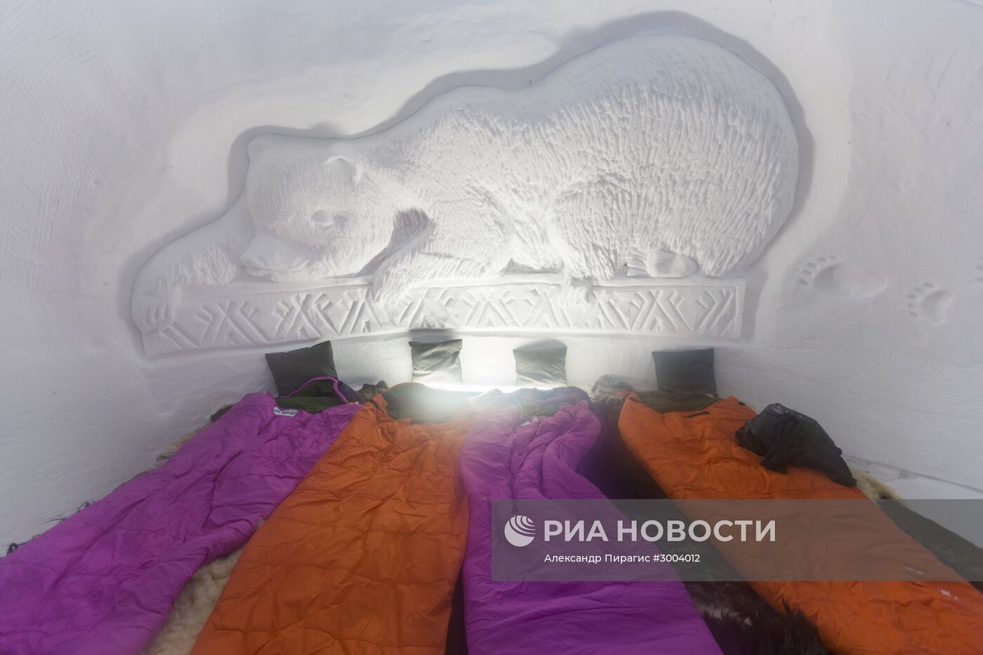 Открытие единственного в России иглу-отеля на Камчатке