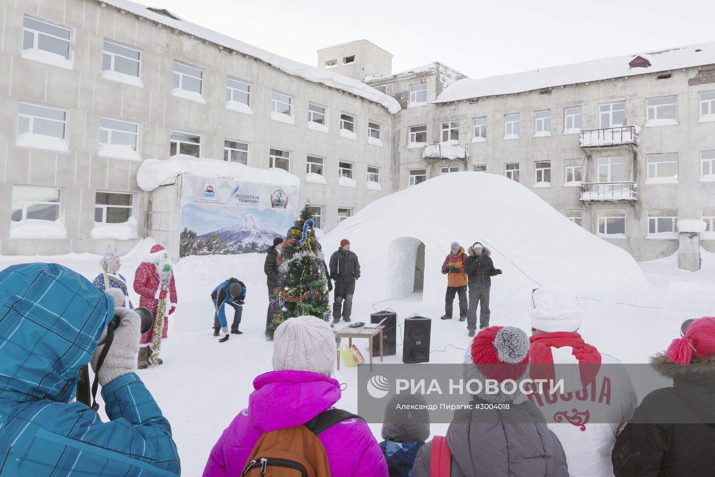 Открытие единственного в России иглу-отеля на Камчатке