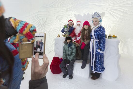 Открытие единственного в России иглу-отеля на Камчатке