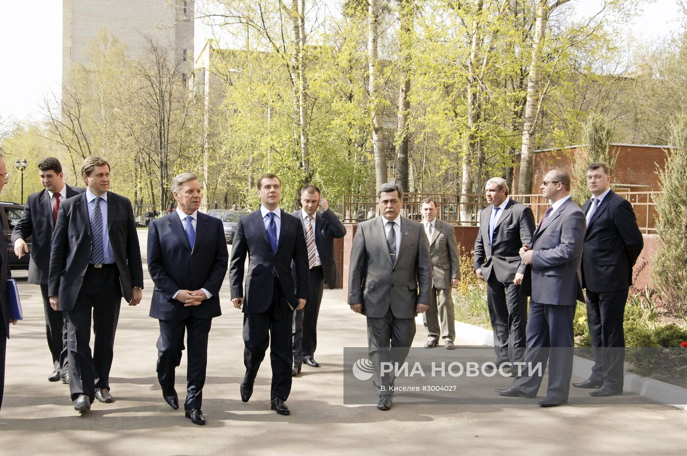 Посещение Д.Медведевым, Б. Громовым г.Пушкино