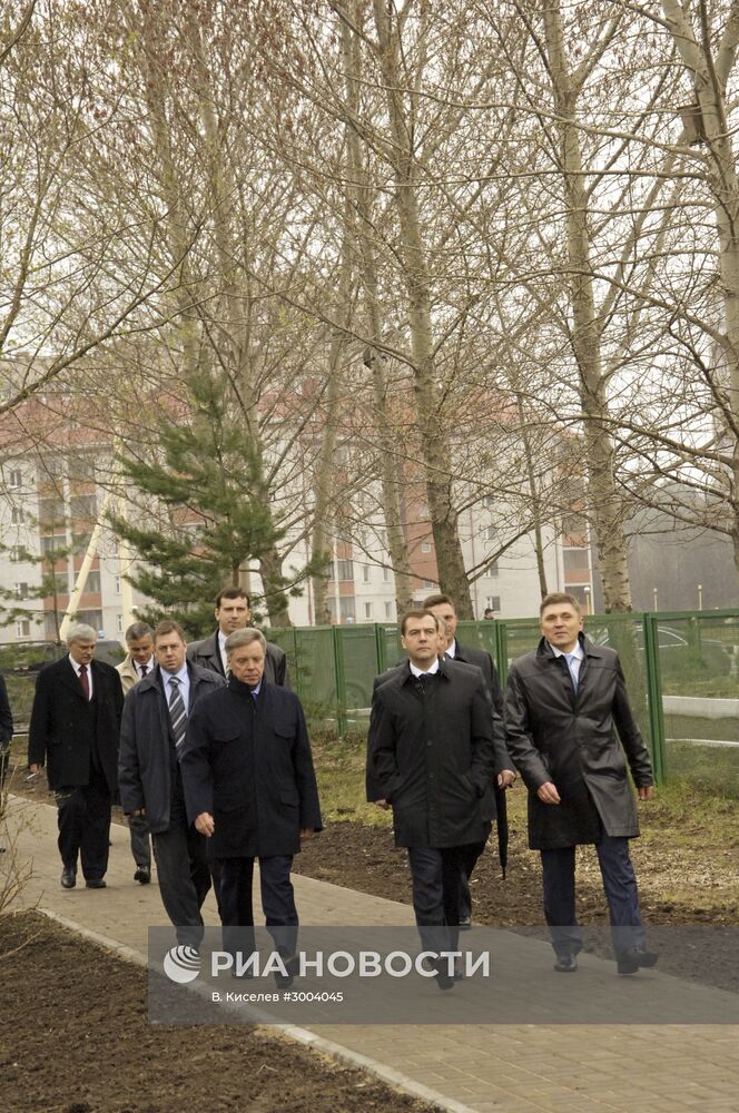 Посещение Д.Медведевым института ядерных исследований в Дубне