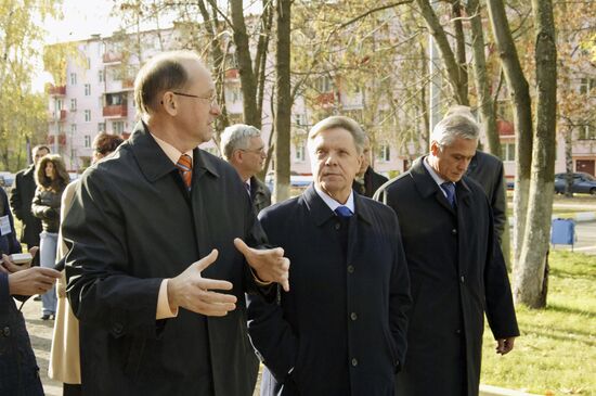 Посещение Б. Громовым г.Раменское