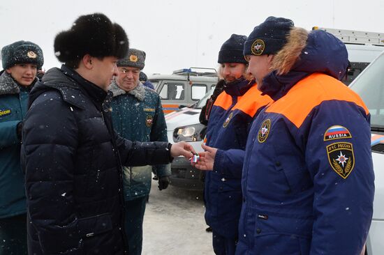 Передача техники пожарно-спасательным подразделениям МЧС РФ в Казани