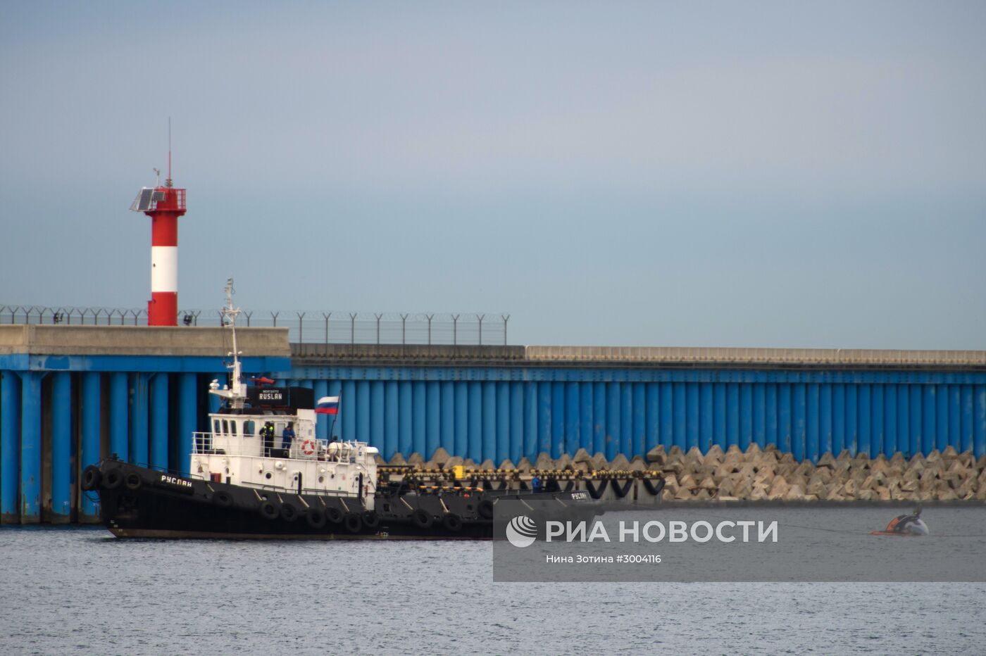 Поисковые работы в акватории Черного моря в районе крушения самолета ТУ-154