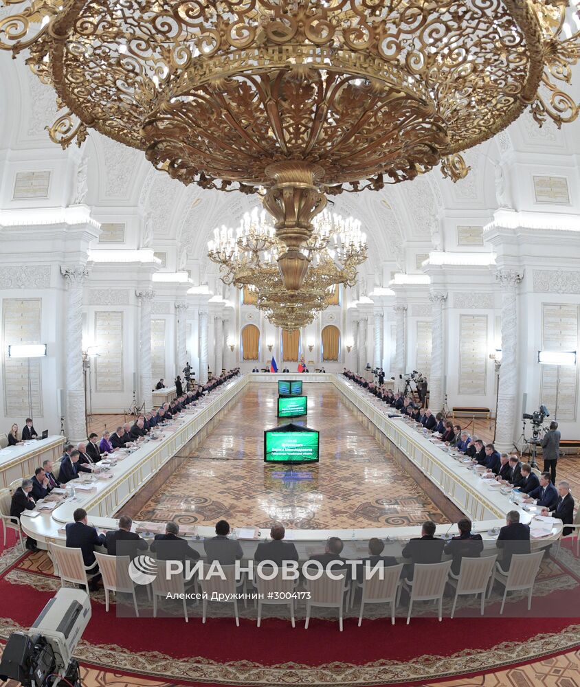 Заседание Государственного совета по вопросу об экологическом развитии РФ
