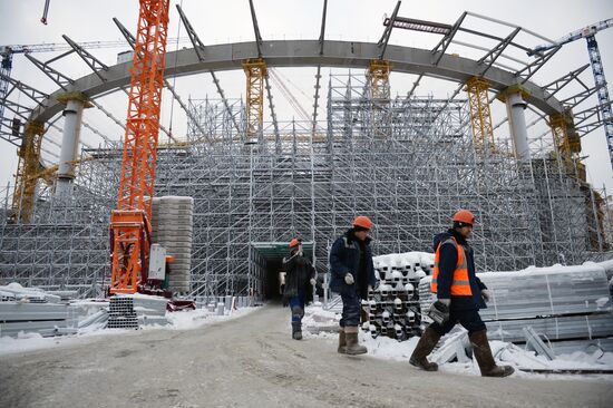 Реконструкция Центрального стадиона в Екатеринбурге к ЧМ-2018