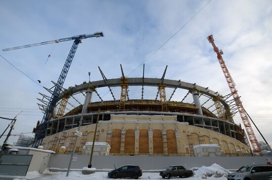 Реконструкция Центрального стадиона в Екатеринбурге к ЧМ-2018