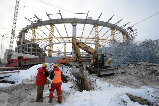 Реконструкция Центрального стадиона в Екатеринбурге к ЧМ-2018