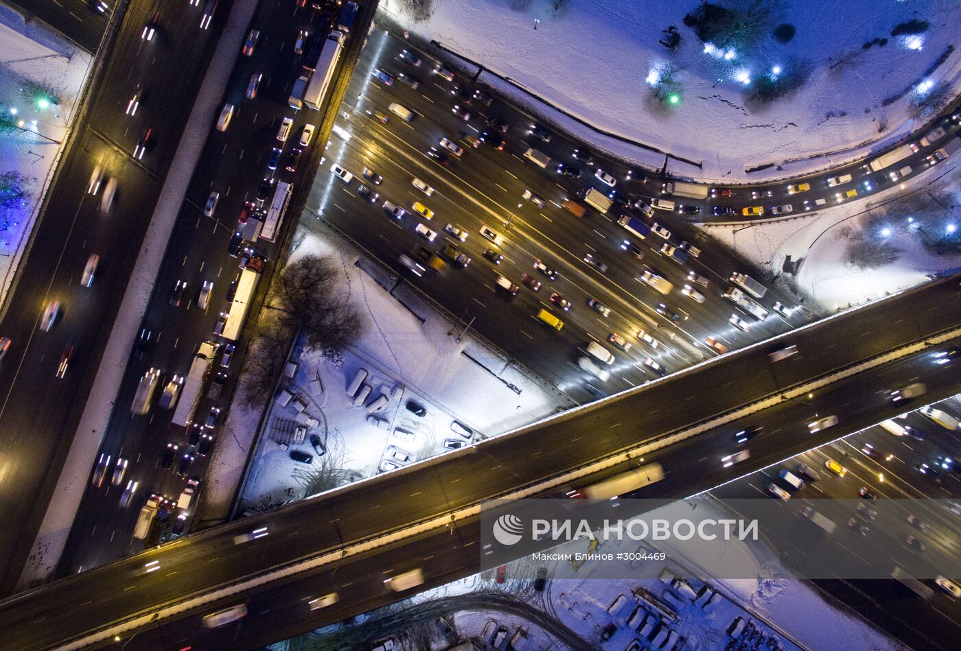 Транспортная развязка на пересечении Варшавского шоссе и МКАД