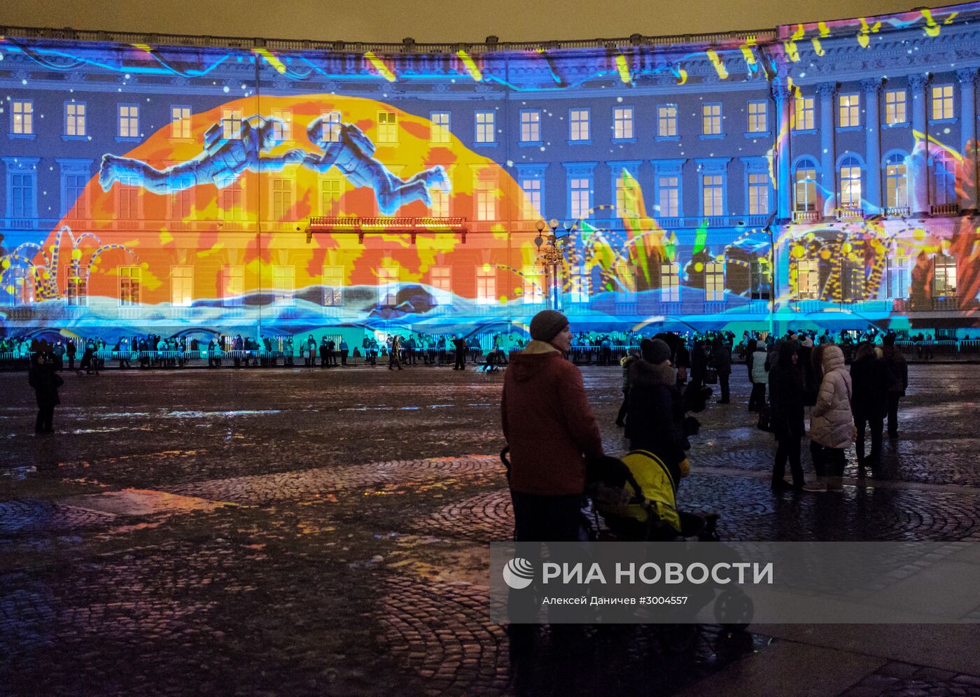 Новогоднее мультимедийное шоу световых технологий в Санкт-Петербурге