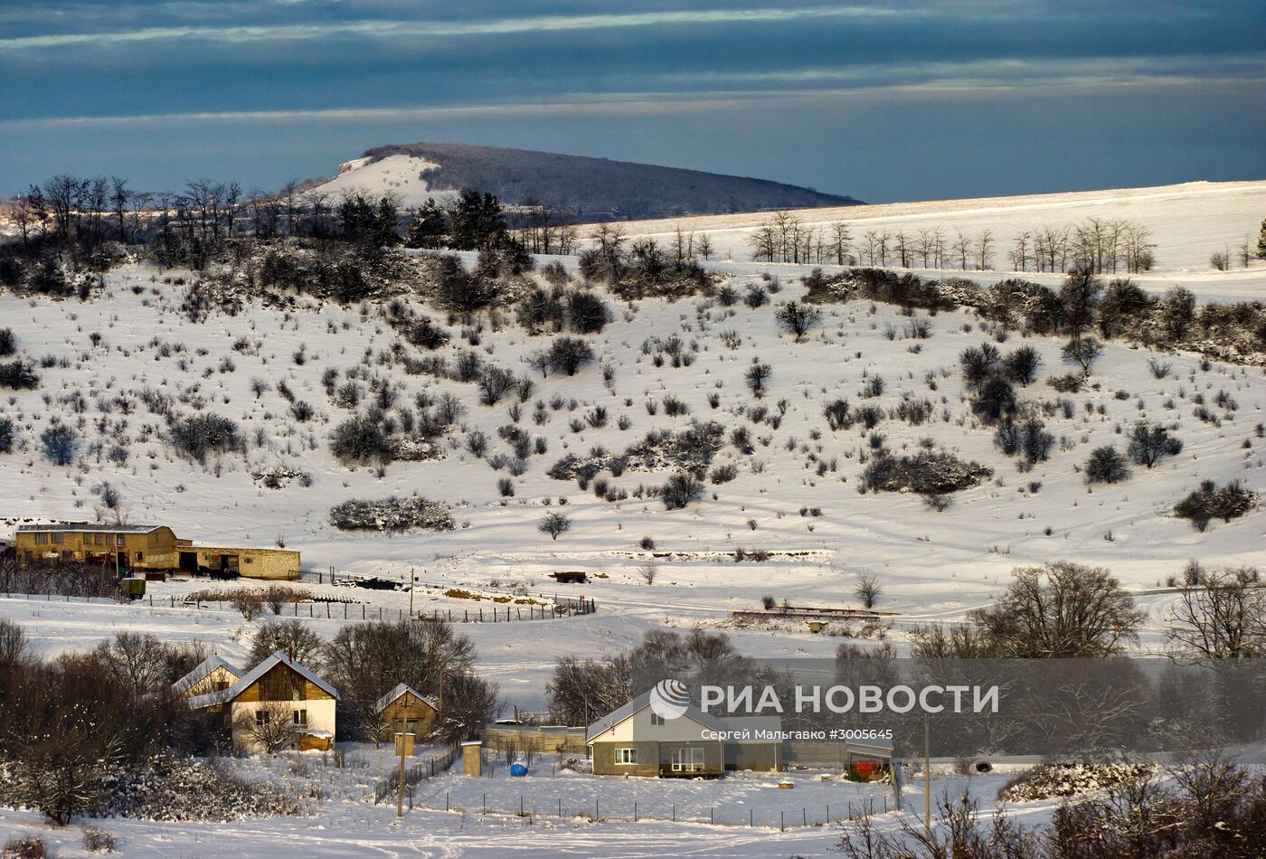 Зима в Крыму