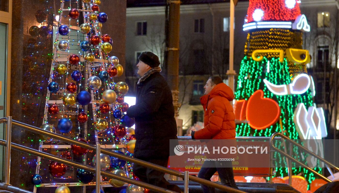 Предновогодний Минск